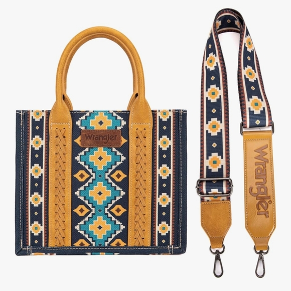 Montawest Wrangler Women's Tote Multicolor Patterned Bag - Picture 6 of 8